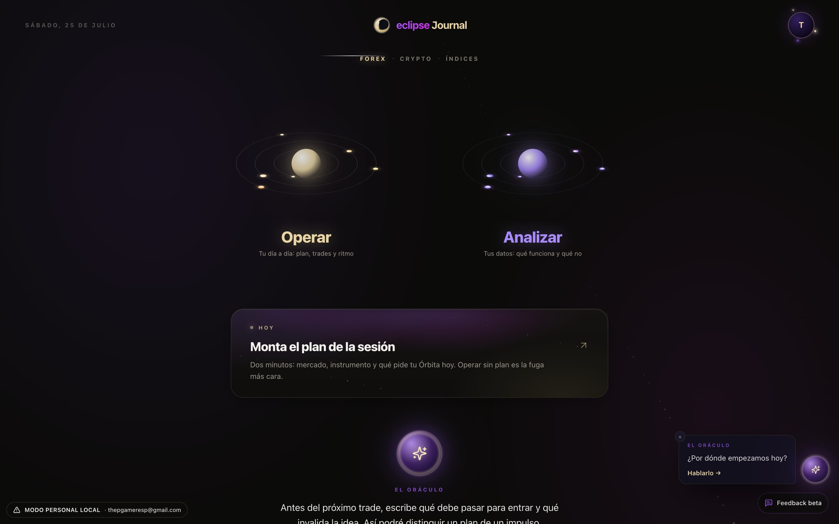 El Observatorio de eclipse Journal